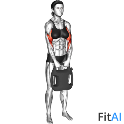 Bottle Weighted Reverse Curl