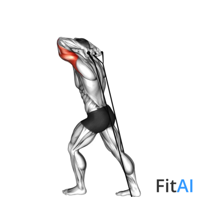 Band Overhead Triceps Extension (V2)