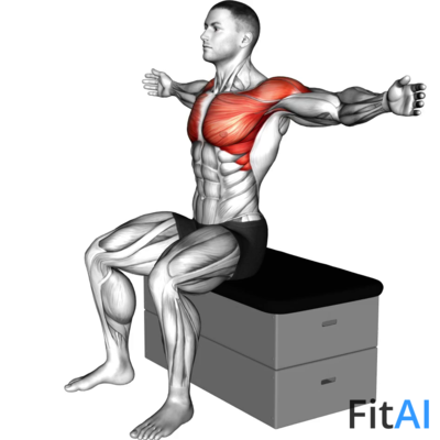 Sitting Fly on a padded stool