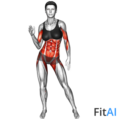 Standing Hip Frontal Rotation Curl