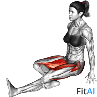 Knee Hug Glute Stretch