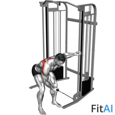 Cable One Arm Reverse Fly