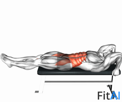 Lying leg hip raise