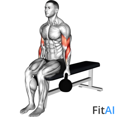 Kettlebell Alternate Biceps Curl