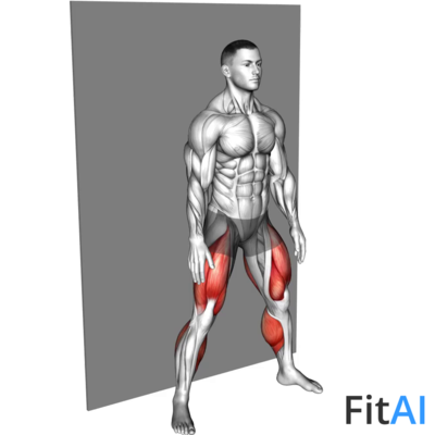 Plyo Sit Squat (wall)