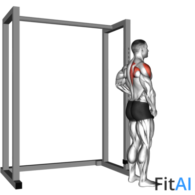 Band front lateral raise