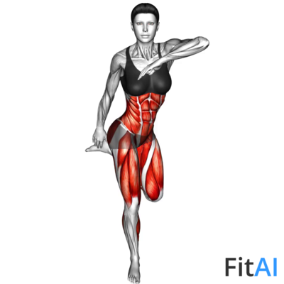 Back Kick Heel Touches