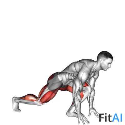 Split Sprinter Low Lunge