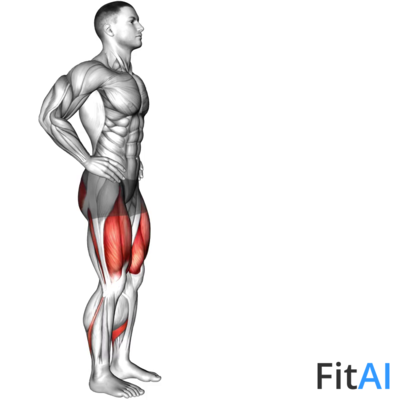 Bodyweight Pulse Forward Lunge