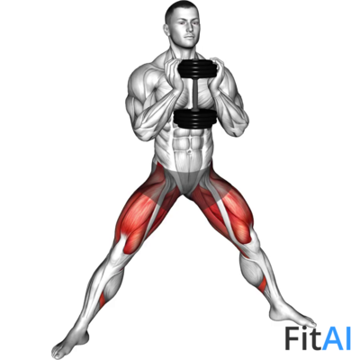 Dumbbell Side Squat