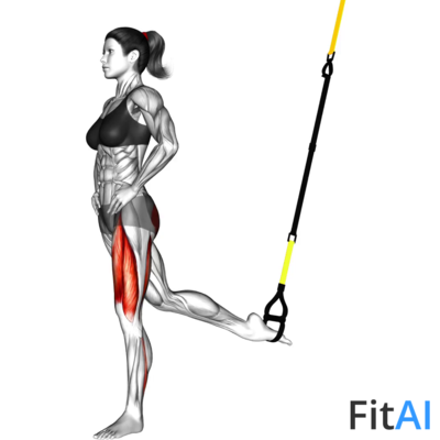 Suspender One Leg Split Squat