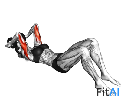 Dumbbell Lying Triceps Extension on Floor