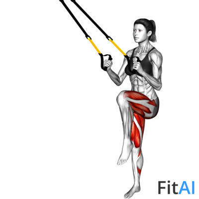 Suspender Lunge Back Crossover