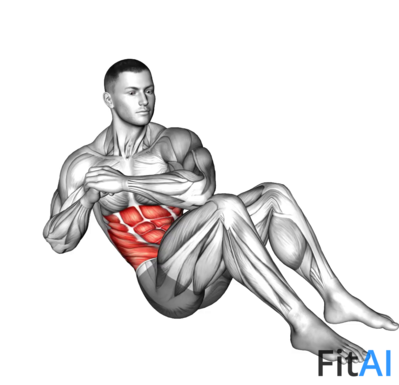 Elbow to Knee Sit-up