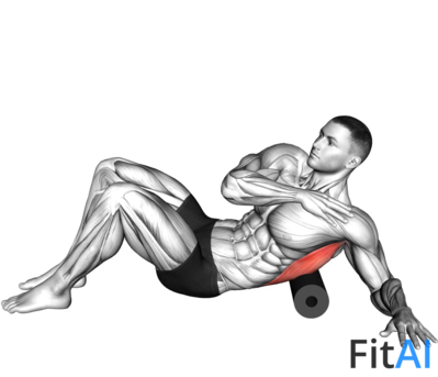 Roll Lower Back (Side) Lying on Floor