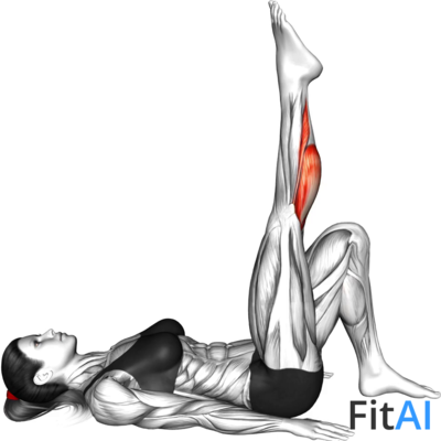 Lying Single Toe Pointing