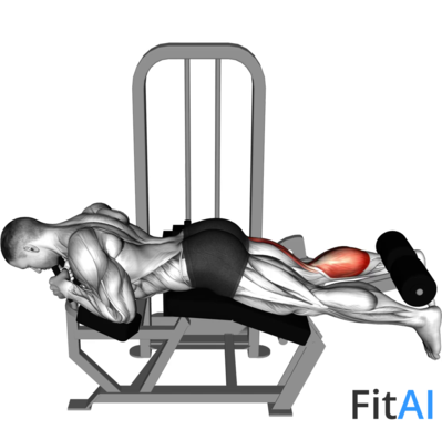 Lever Lying One Leg Curl