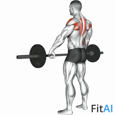 Barbell Wide-Grip Upright Row