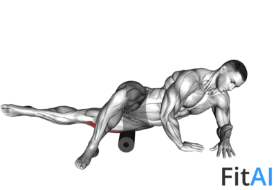 Roll Hip Lat Stretch