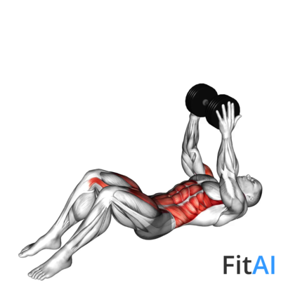 Dumbbell Overhead Sit-up