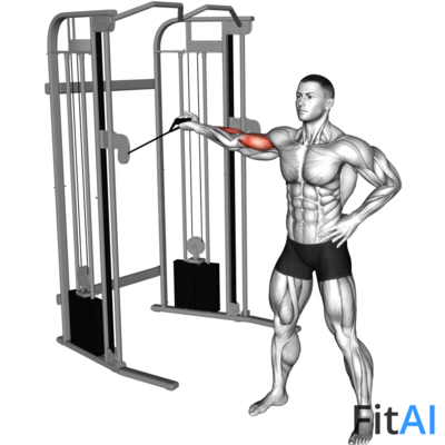 Cable One Arm Inner Biceps Curl
