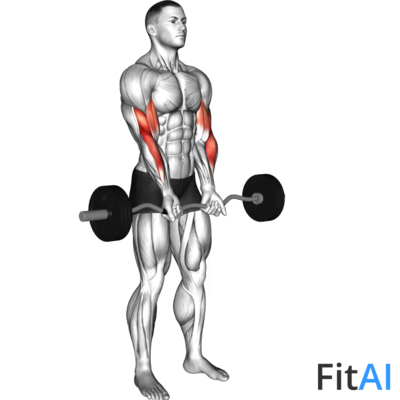 EZ-Barbell Close-grip Curl
