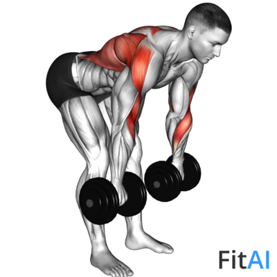 Dumbbell Palm Rotational Bent-Over Row