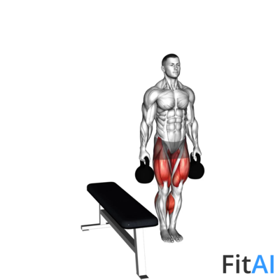 Kettlebell Lateral Step-up