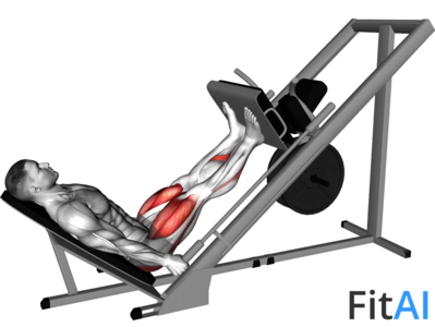 Sled Narrow Leg Press