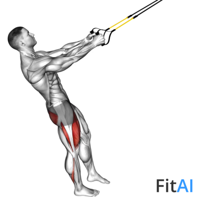 Suspender One Leg Squat