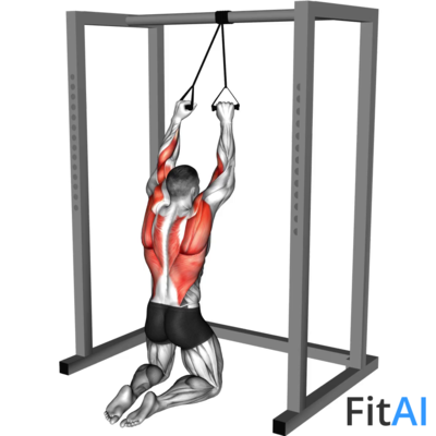 Band Knelling Lat Pulldown