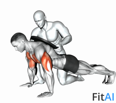 Assisted Weighted Push-up