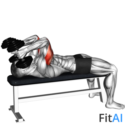 Dumbbell Lying Triceps Extension