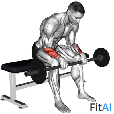 Barbell Reverse Wrist Curl (V2)