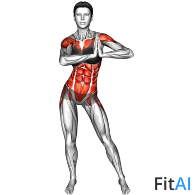 Standing Hip Frontal Rotation Side Slide Arm