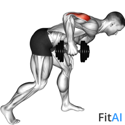 Dumbbell One Arm Kickback