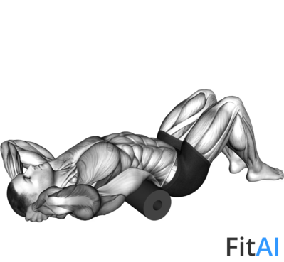 Roll Thoracic Spine Lying on Floor