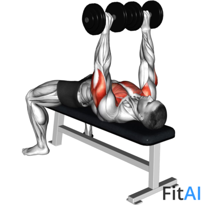 Dumbbell Alternate Bench Press (high start)