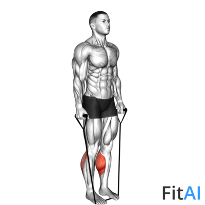 Band Two Legs Calf Raise (Band under legs) (V2)