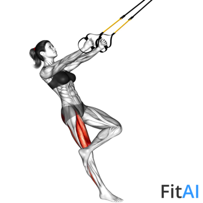 Suspender One Leg Squat (figure)