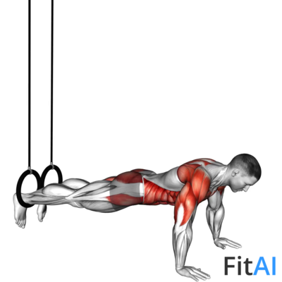 Ring Push-up to Side Plank