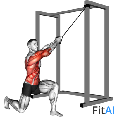 Band Half Kneeling Chop