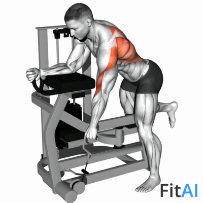 Lever Unilateral Row