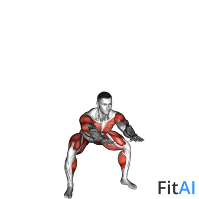 Reach Front Reach Top Sumo Squat