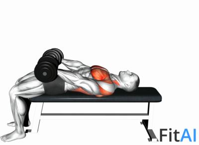 Dumbbell Around Pullover