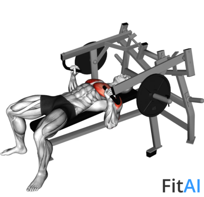 Lever Lying Chest Press (Plate)