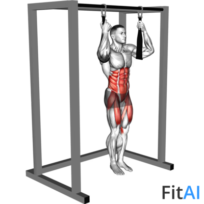 Arm slingers Hanging Straight Legs