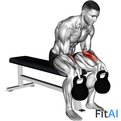 Kettlebell Wrist Curl