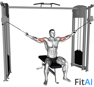 Cable Seated Overhead Curl