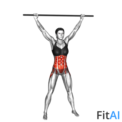 Stick Side Bend Stretch